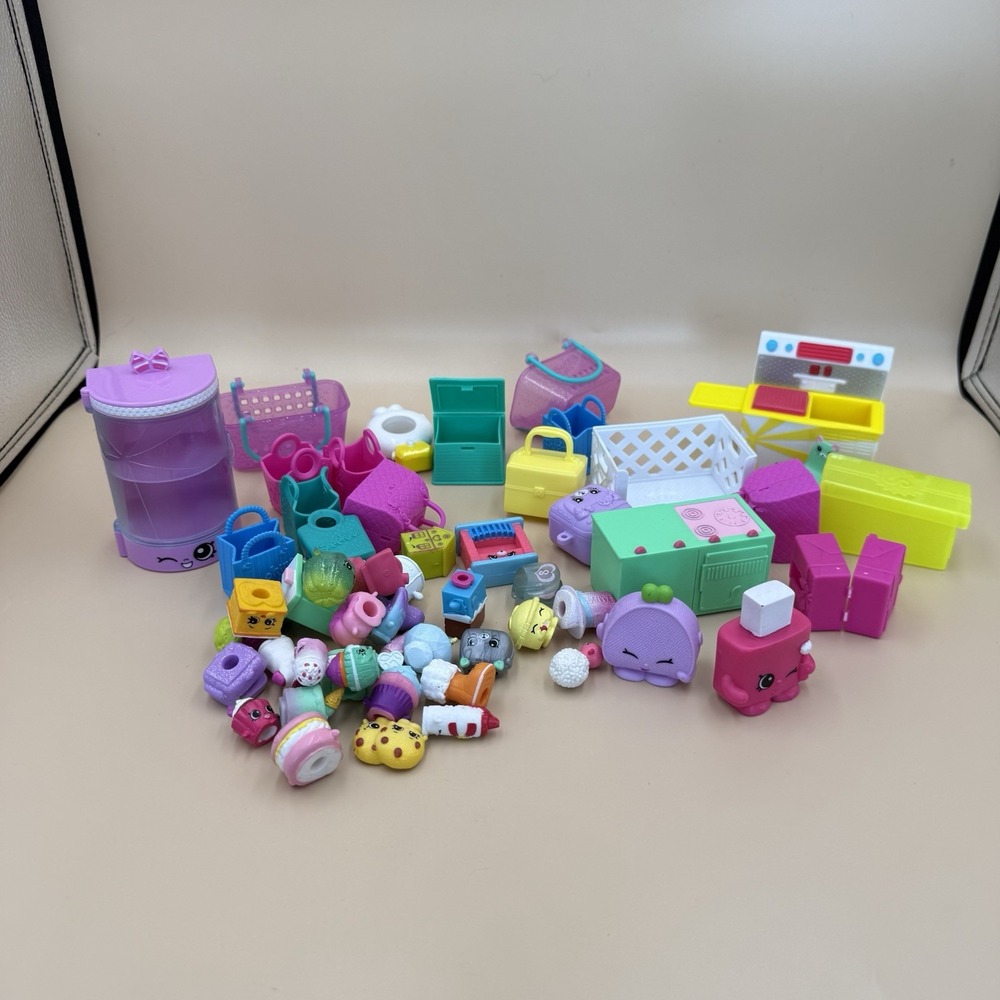Shopkins Mixed Mega Lot Figures Furniture Accessories Season 7 Toys Multicolor